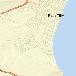 Rada Tilly Street Map