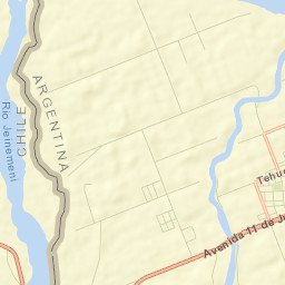 Los Antiguos Street Map