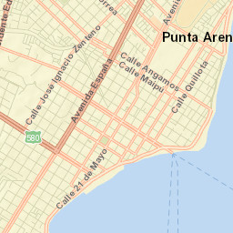 Punta Arenas Street Map