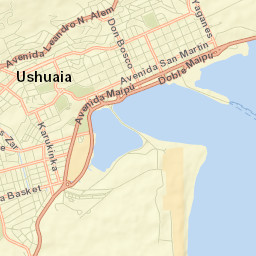 Ushuaia Street Map