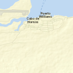 Cabo de Hornos Street Map