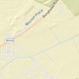 B9089, Kinloss, Moray IV36, UK Street Map