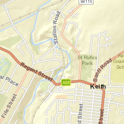 5 Seafield Ave, Keith, Moray AB55, UK Street Map