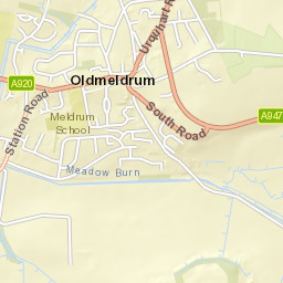 Distillery Rd, Oldmeldrum, Aberdeenshire AB51, UK Street Map