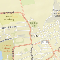 10-12 Castle Street, Forfar, Angus DD8 3AD Street Map