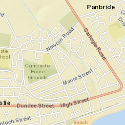 78 High Street, Carnoustie, Angus DD7, UK Street Map