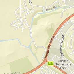 Kingsway West, Dundee, Dundee City DD2, UK Street Map