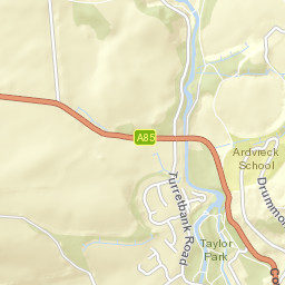 Crieff, opp Famous Grouse Experience (Unmarked), Crieff, Pert Street Map