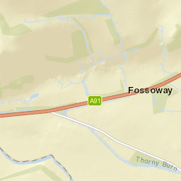 A91, Kinross, Perth and Kinross KY13, UK Street Map