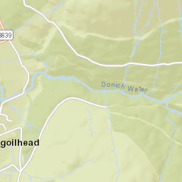 B839, Loch Lomond and the Trossachs National Park, Argyll For Street Map