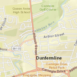 Bruce Street, Dunfermline, Fife KY12, UK Street Map