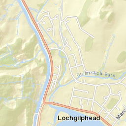 A83, Lochgilphead, Argyll and Bute PA31, UK Street Map