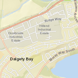 A921, Dunfermline, Fife KY11, UK Street Map