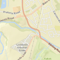 Lochlands Loan, Larbert, Falkirk FK5, UK Street Map