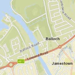 Balloch Pier, Loch Lomond and the Trossachs National Park, Ba Street Map