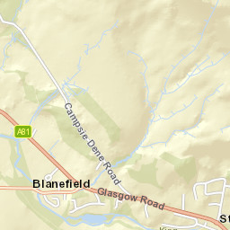 82 Glasgow Road, Blanefield, Stirling G63, UK Street Map
