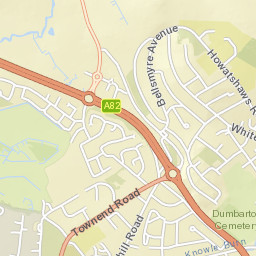 Lomondgate Roundabout, Dumbarton, West Dunbartonshire G82, UK Street Map