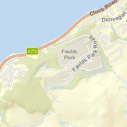 1 Knockdhu Place, Gourock, Inverclyde PA19, UK Street Map