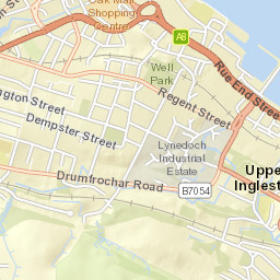 West Shaw Street, Greenock, Inverclyde Street Map