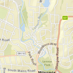 36 Main Street, Milngavie, Glasgow, East Dunbartonshire G62 6 Street Map