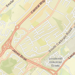 North Carbrain Road, Cumbernauld, North Lanarkshire G67, UK Street Map