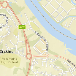 90-94 Mainscroft, Erskine, Renfrewshire PA8 Street Map