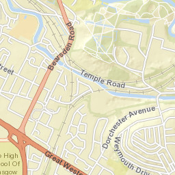 Bearsden Rd, Glasgow, Glasgow City G13, UK Street Map