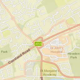 Howden, at St Johns Hospital, Livingston Street Map