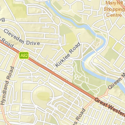 Queen Margaret Drive, Glasgow, Glasgow Street Map