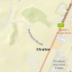 Damhead, Loanhead, Midlothian EH20, UK Street Map