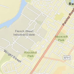 14 Brown Street South, Renfrew, Renfrewshire Street Map