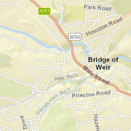 1-4 Donaldfield Road, Bridge of Weir, Renfrewshire PA11, UK Street Map