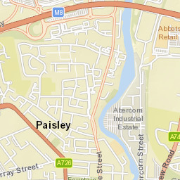 Saint Andrew's Drive West, Paisley, Renfrewshire Street Map