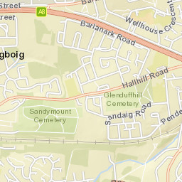 4 Aultmore Park, Glasgow, Glasgow City Street Map