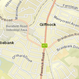 29 Huntly Avenue, Giffnock, Glasgow Street Map