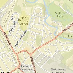 88 Hamilton Road, Motherwell, North Lanarkshire Street Map