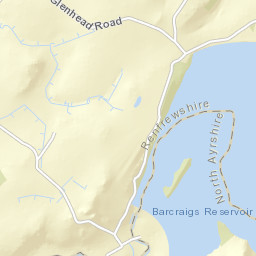 Glenhead Road, Johnstone, Renfrewshire PA9, UK Street Map