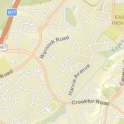 101 Capelrig Road, Newton Mearns, Glasgow Street Map