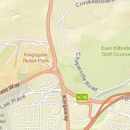 Kingsway, East Kilbride, South Lanarkshire G74, UK Street Map