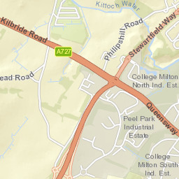 Queensway, East Kilbride, South Lanarkshire G74, UK Street Map