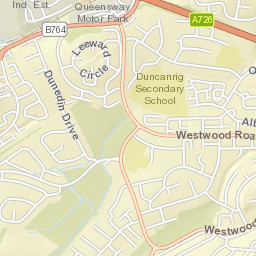 3 East Milton Grove, East Kilbride, Glasgow, South Lanarkshir Street Map