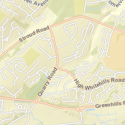 Stroud Road, East Kilbride, Glasgow, South Lanarkshire Street Map