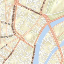 Moscow Kremlin Street Map