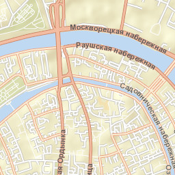Red Square, Moscow Street Map