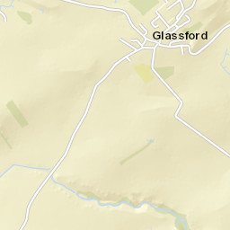 Glassford Road, Strathaven, South Lanarkshire Street Map