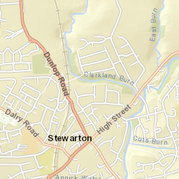Vennel Street, Stewarton, East Ayrshire KA3 Street Map
