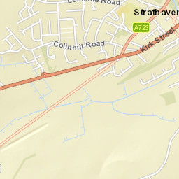 7 Caledonia Road, Strathaven, South Lanarkshire Street Map
