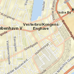 Copenhagen, Denmark Street Map