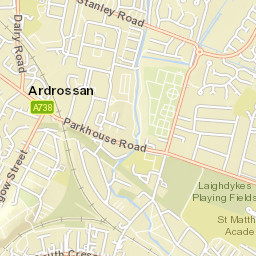 221 Glasgow Street, Ardrossan, North Ayrshire KA22, UK Street Map