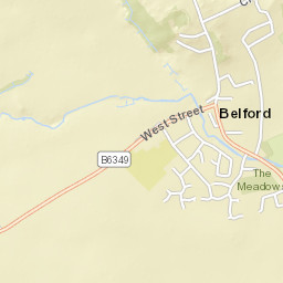 1 Church Street, Belford, Northumberland NE70 7LS, UK Street Map